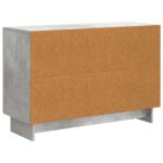 vidaXL Servírovacia skriňa so zásuvkou Betónovo sivá 89 x 34,5 x 60 cm – Obrázok 8