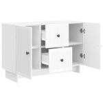 vidaXL Servírovacia skriňa Biela s vysokým leskom 89 x 34,5 x 60 cm – Obrázok 5