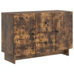 vidaXL Servírovacia skriňa so zásuvkou Dymový dub 89 x 34,5 x 60 cm – Obrázok 2