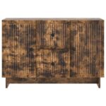vidaXL Servírovacia skriňa so zásuvkou Dymový dub 89 x 34,5 x 60 cm – Obrázok 6