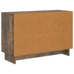 vidaXL Servírovacia skriňa so zásuvkou Dymový dub 89 x 34,5 x 60 cm – Obrázok 8