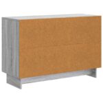 vidaXL Servírovacia skriňa so zásuvkou Sivá sonoma 89 x 34,5 x 60 cm – Obrázok 8