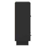 vidaXL Servírovacia skriňa Čierny 66 x 34,5 x 95 cm Konštruované drevo – Obrázok 7
