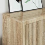 vidaXL Servírovacia skriňa Sonoma dub 66 x 34,5 x 95 cm – Obrázok 5