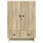 vidaXL Servírovacia skriňa Sonoma dub 66 x 34,5 x 95 cm – Obrázok 7