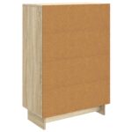 vidaXL Servírovacia skriňa Sonoma dub 66 x 34,5 x 95 cm – Obrázok 9