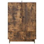 vidaXL Servírovacia skriňa Údený Dub 66 x 34,5 x 95 cm – Obrázok 6