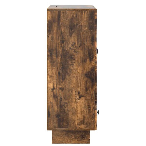 vidaXL Servírovacia skriňa Údený Dub 66 x 34,5 x 95 cm – Obrázok 7