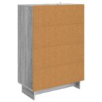 vidaXL Servírovacia skriňa Sivá Sonoma 66 x 34,5 x 95 cm – Obrázok 8