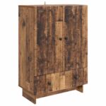 vidaXL Servírovacia skriňa Staré drevo 66 x 34,5 x 95 cm – Obrázok 2