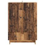 vidaXL Servírovacia skriňa Staré drevo 66 x 34,5 x 95 cm – Obrázok 6