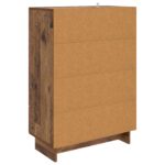 vidaXL Servírovacia skriňa Staré drevo 66 x 34,5 x 95 cm – Obrázok 8