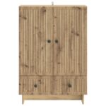 vidaXL Servírovacia skriňa Remeselný Dub 66 x 34,5 x 95 cm – Obrázok 6