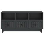 vidaXL TV skrinka Čierna 102 x 34,5 x 50 cm Kompozitné drevo – Obrázok 6