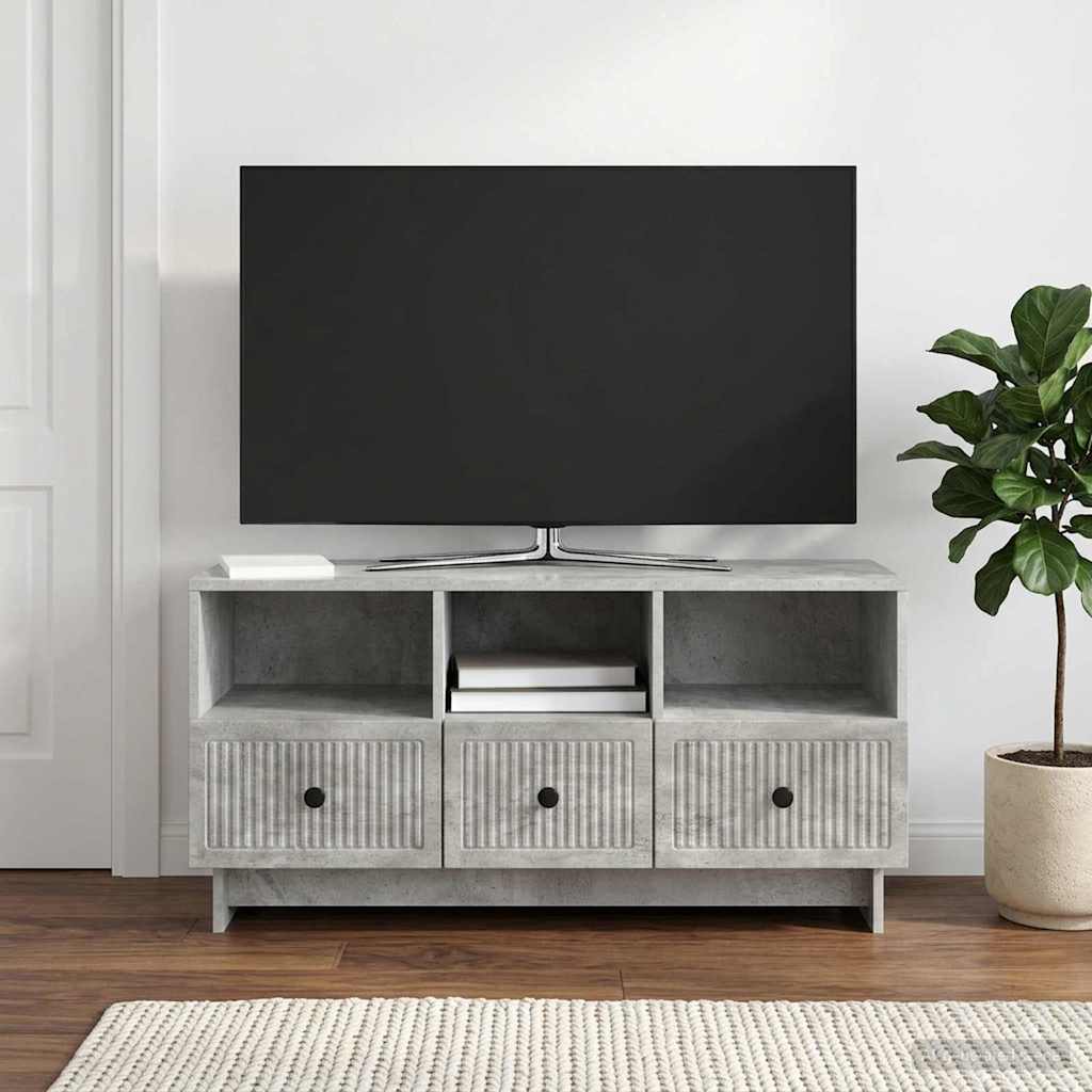 893988_1.jpg vidaXL TV skrinka Betónovo sivá 102 x 34,5 x 50 cm Kompozitné drevo – Obrázok 1