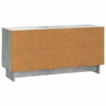 vidaXL TV skrinka Betónovo sivá 102 x 34,5 x 50 cm Kompozitné drevo – Obrázok 8
