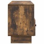vidaXL TV skrinka Dymový dub 102 x 34,5 x 50 cm Kompozitné drevo – Obrázok 7