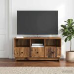 vidaXL TV skrinka Staré drevo 102 x 34,5 x 50 cm Kompozitné drevo – Obrázok 4