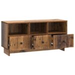 vidaXL TV skrinka Staré drevo 102 x 34,5 x 50 cm Kompozitné drevo – Obrázok 5
