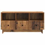 vidaXL TV skrinka Staré drevo 102 x 34,5 x 50 cm Kompozitné drevo – Obrázok 6