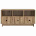 vidaXL TV skrinka Dub artisan 102 x 34,5 x 50 cm Kompozitné drevo – Obrázok 6
