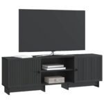 vidaXL TV skrinka Čierny 150 x 31 x 50 cm Konštruované drevo – Obrázok 3