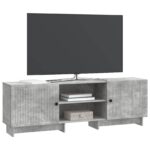 vidaXL TV skrinka Betónovo Sivá 150 x 31 x 50 cm Konštruované drevo – Obrázok 3