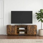 vidaXL TV skrinka Údený Dub 150 x 31 x 50 cm Konštruované drevo