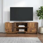 vidaXL TV skrinka Staré drevo 150 x 31 x 50 cm Konštruované drevo – Obrázok 4