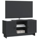 vidaXL TV skrinka 102 x 34,5 x 50 cm Čierna Kompozitné drevo – Obrázok 3