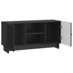 vidaXL TV skrinka 102 x 34,5 x 50 cm Čierna Kompozitné drevo – Obrázok 5