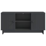 vidaXL TV skrinka 102 x 34,5 x 50 cm Čierna Kompozitné drevo – Obrázok 6