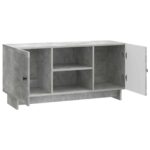 vidaXL TV skrinka 102 x 34,5 x 50 cm Betónovo sivá Kompozitné drevo – Obrázok 5