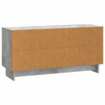 vidaXL TV skrinka 102 x 34,5 x 50 cm Betónovo sivá Kompozitné drevo – Obrázok 8