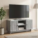 vidaXL TV skrinka 102 x 34,5 x 50 cm Sivý Sonoma Kompozitné drevo