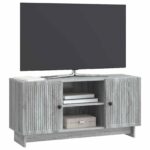 vidaXL TV skrinka 102 x 34,5 x 50 cm Sivý Sonoma Kompozitné drevo – Obrázok 3
