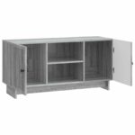 vidaXL TV skrinka 102 x 34,5 x 50 cm Sivý Sonoma Kompozitné drevo – Obrázok 5