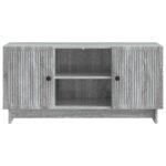 vidaXL TV skrinka 102 x 34,5 x 50 cm Sivý Sonoma Kompozitné drevo – Obrázok 6