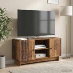 vidaXL TV skrinka 102 x 34,5 x 50 cm Staré drevo Kompozitné drevo