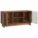 vidaXL TV skrinka 102 x 34,5 x 50 cm Staré drevo Kompozitné drevo – Obrázok 5
