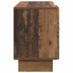 vidaXL TV skrinka 102 x 34,5 x 50 cm Staré drevo Kompozitné drevo – Obrázok 7