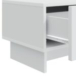 vidaXL TV skrinka Biela 147 x 34,5 x 30 cm Kompozitné drevo – Obrázok 9