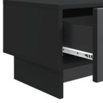 vidaXL TV skrinka Čierna 147 x 34,5 x 30 cm Kompozitné drevo – Obrázok 9