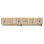 vidaXL TV skrinka Dub sonoma 147 x 34,5 x 30 cm Kompozitné drevo – Obrázok 6