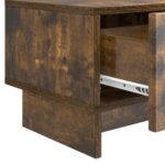 vidaXL TV skrinka Dymový dub 147 x 34,5 x 30 cm Kompozitné drevo – Obrázok 9