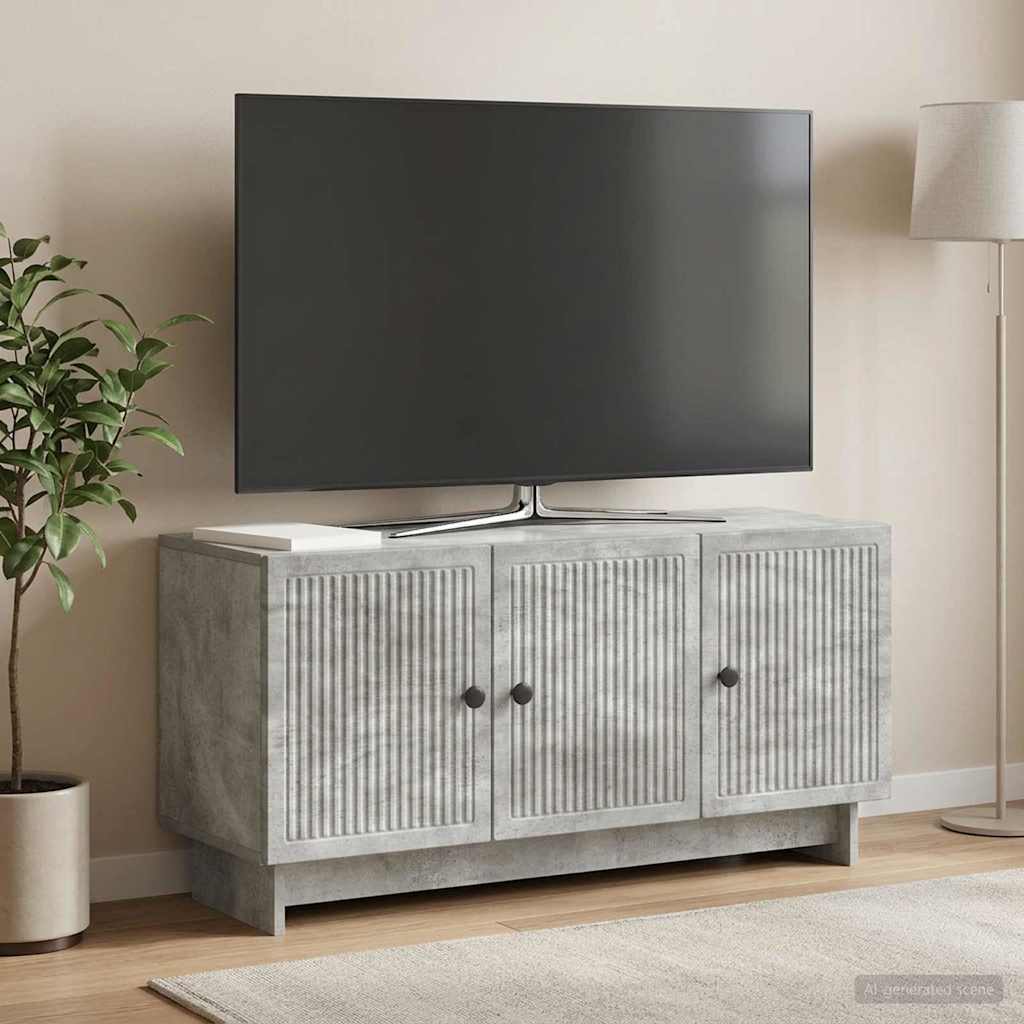 894028_1.jpg vidaXL TV skrinka Betónovo sivá 99 x 34,5 x 50 cm Kompozitné drevo – Obrázok 1