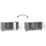 vidaXL TV skrinka Betónovo sivá 99 x 34,5 x 50 cm Kompozitné drevo – Obrázok 11