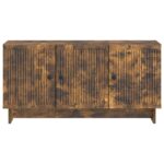 vidaXL TV skrinka Dymový dub 99 x 34,5 x 50 cm Kompozitné drevo – Obrázok 6