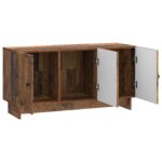 vidaXL TV skrinka Staré drevo 99 x 34,5 x 50 cm Kompozitné drevo – Obrázok 5