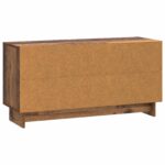 vidaXL TV skrinka Staré drevo 99 x 34,5 x 50 cm Kompozitné drevo – Obrázok 8